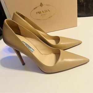 Nude Prada Heels 37.5